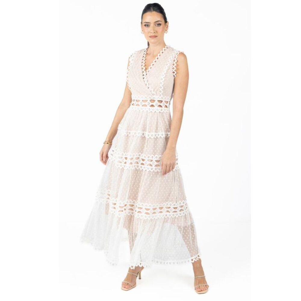 Blair White Lace Maxi Dress - Picture 2 of 4